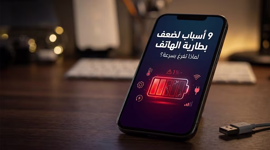لماذا تفرغ بطارية هاتفك بسرعة؟ 9 أسباب شائعة وطرق إصلاحها